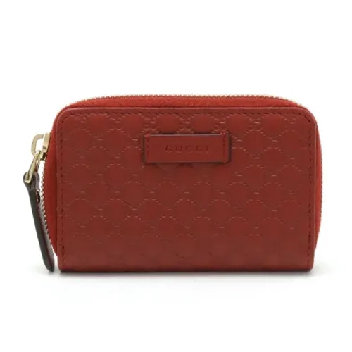Pre-owned Leather wallets - Gucci Vintage - Modalova