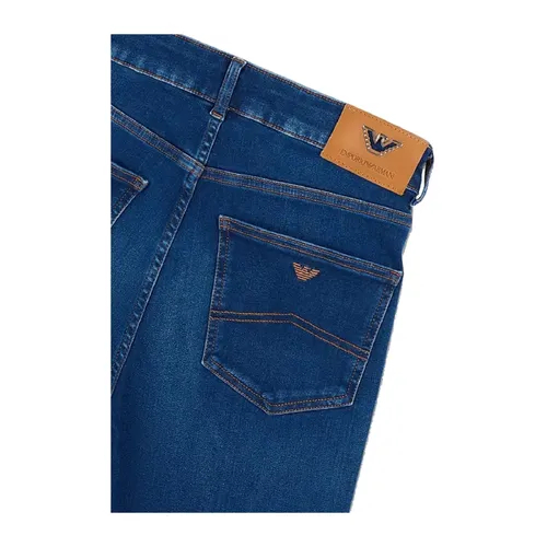 Flared Denim Jeans - Emporio Armani - Modalova