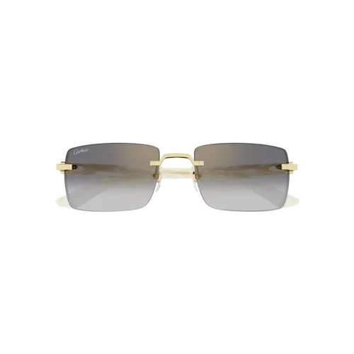 Rectangle Frame Sunglasses - Cartier - Modalova