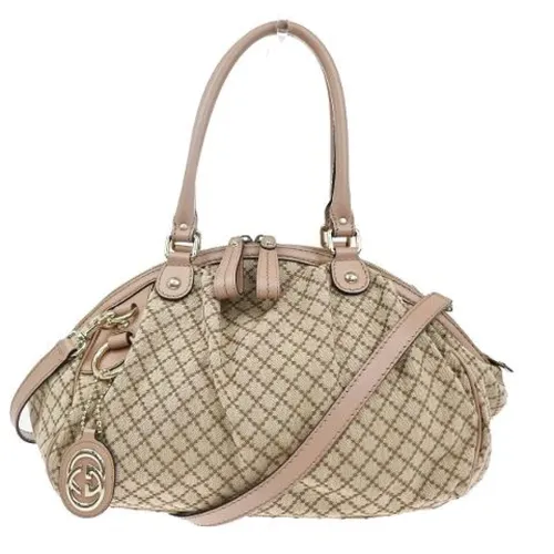 Pre-owned Canvas Handbag - Gucci Vintage - Modalova