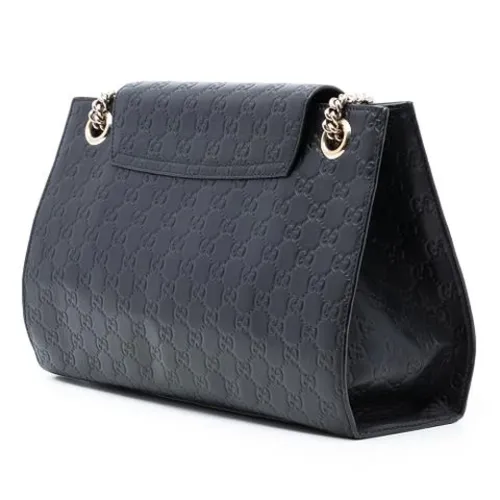Pre-owned Leather Shoulder Bag - Gucci Vintage - Modalova