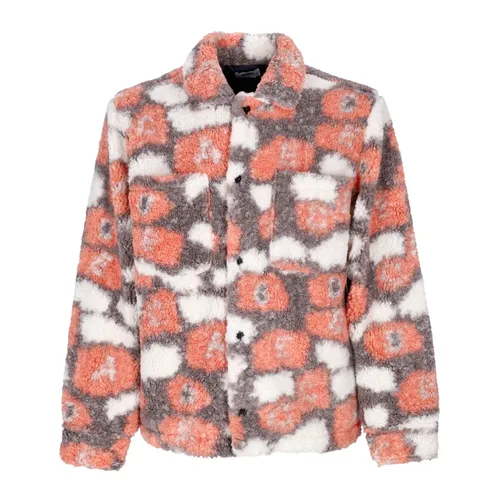 Sherpa Lined Jacket Orange Multi - Obey - Modalova