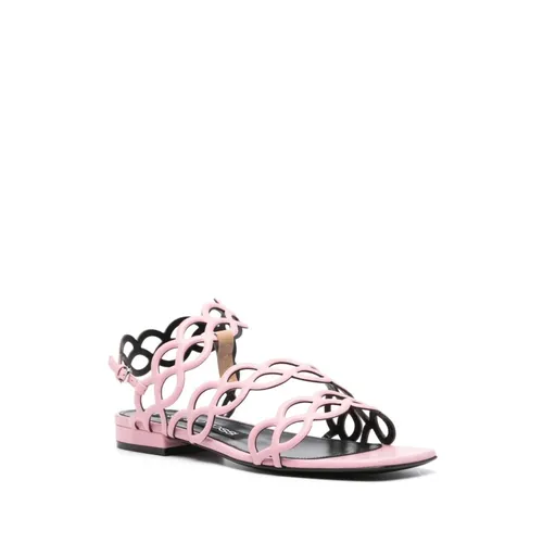Spiral Design Sandals - Sergio Rossi - Modalova