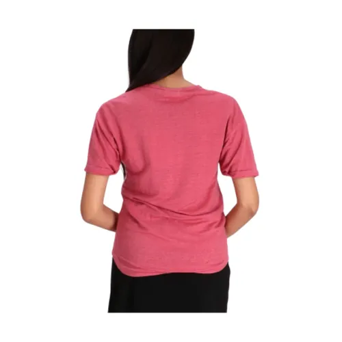 Eco-friendly Linen T-shirt with Logo - Isabel Marant - Modalova