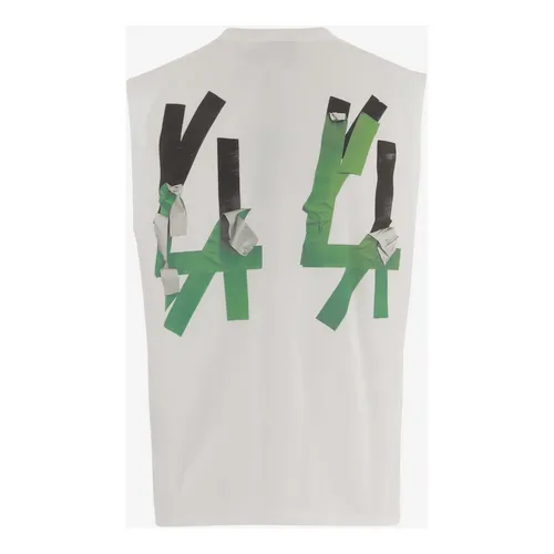 Printed Cotton Tank Top - 44 Label Group - Modalova