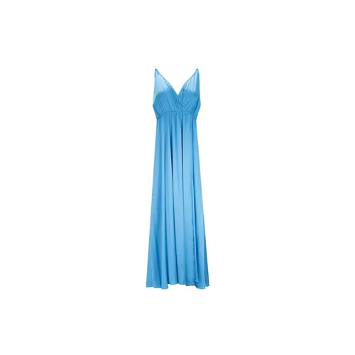 Floral Long Dress with Deep Split - Aniye By - Modalova