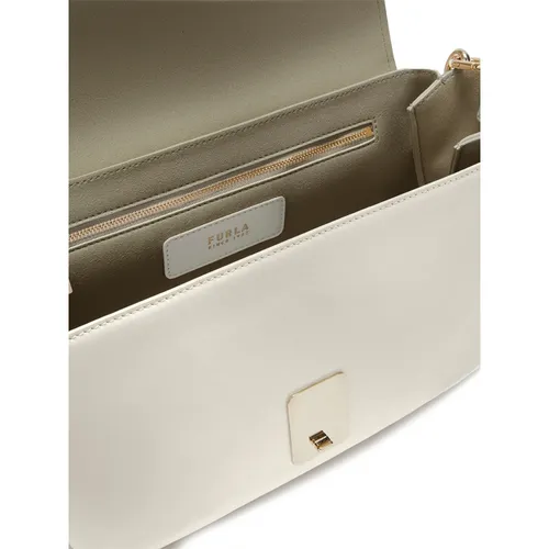 White Crossbody Bag with Side Gusset - Furla - Modalova