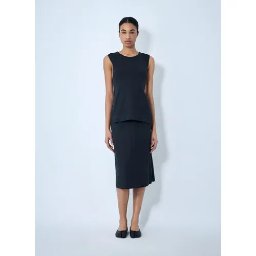Elasticated Waist Midi Skirt - Rier - Modalova