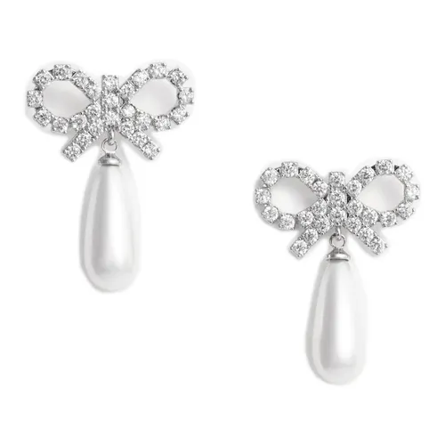 Pearl Drop Earrings - Self Portrait - Modalova
