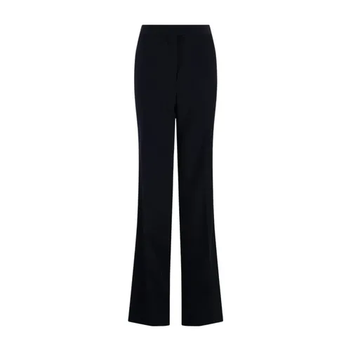 Black Flared Wool Trousers - Stella McCartney - Modalova
