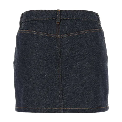 Denim Mini Skirt - A.p.c. - Modalova