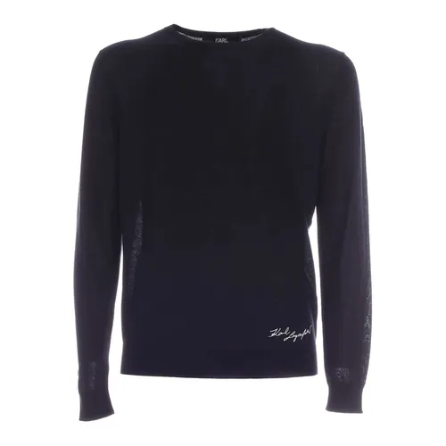 Signature Logo Pullover - Karl Lagerfeld - Modalova