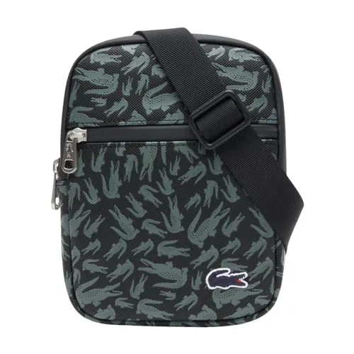 Petite Sacoche Lcst Camo Croc - Lacoste - Modalova