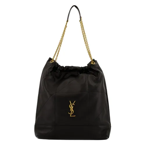Elegant Black Leather Shoulder Bag - Saint Laurent - Modalova