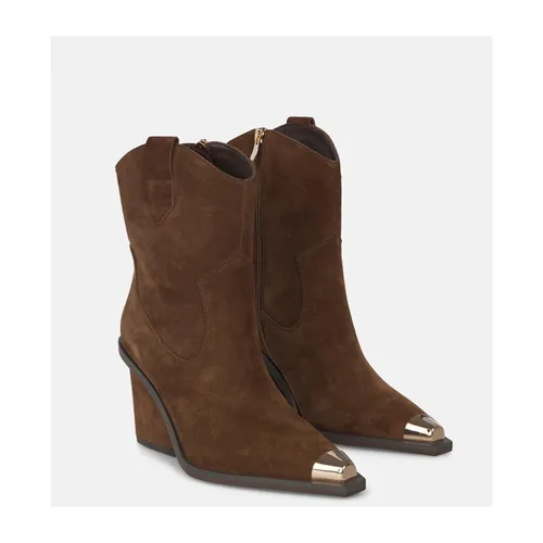 Bootie metallic detail texture - Alma EN Pena - Modalova