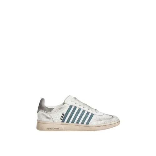 Vintage Striped Sneakers - Dsquared2 - Modalova