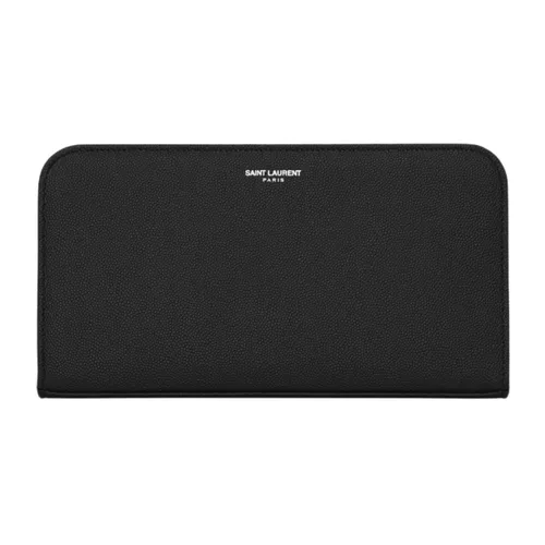 Black Wallets for Men - Saint Laurent - Modalova