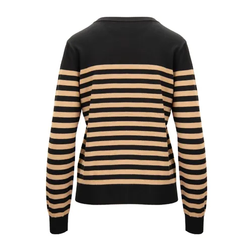 Striped Wool Jumper - Elisabetta Franchi - Modalova