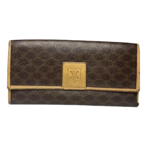 Pre-owned Leather Wallet - Celine Vintage - Modalova