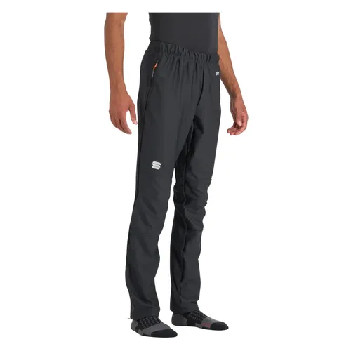 Black Short Zip Squadra Pant - Sportful - Modalova