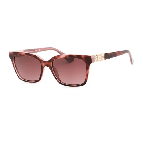Red Resin Frame Sunglasses with UV Protection - Guess - Modalova