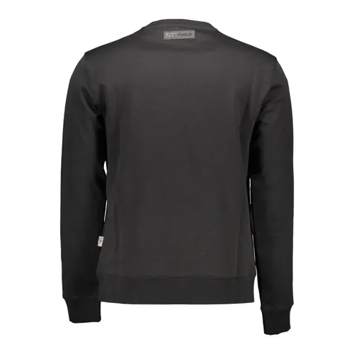 Black Long Sleeve Sweatshirt with Print - Plein Sport - Modalova