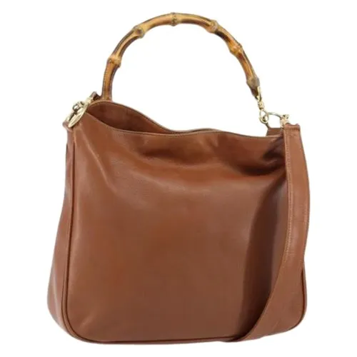 Pre-owned Leather Handbag - Gucci Vintage - Modalova