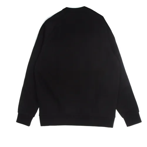 Stripes Crew Neck Sweatshirt Black - Adidas - Modalova