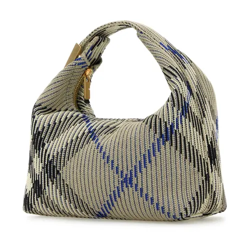 Embroidered Nylon Mini Peg Handbag - Burberry - Modalova
