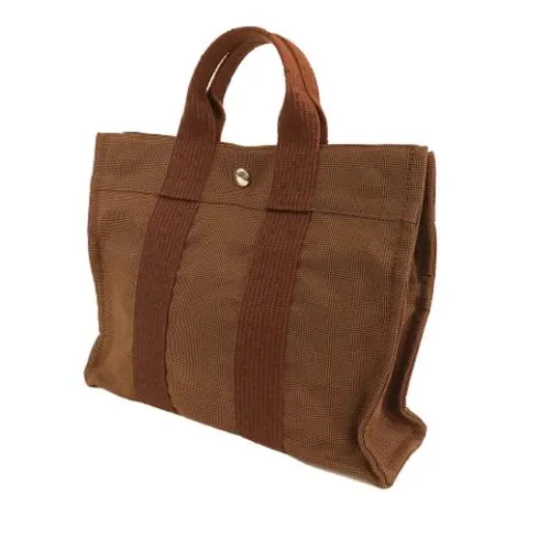 Pre-owned Canvas Tote - Hermès Vintage - Modalova