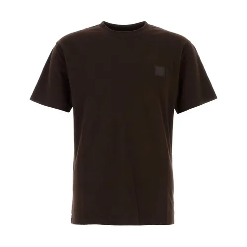 Camiseta de punto de algodón con parche del logo - Stone Island - Modalova