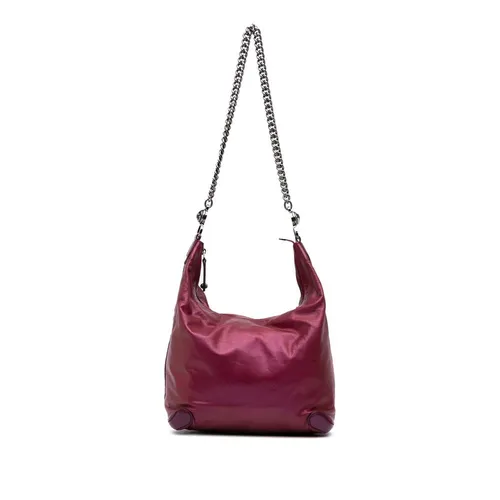 Pre-owned Stylish Leather Shoulder Bag with Chain Detail - Gucci Vintage - Modalova