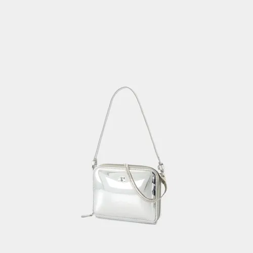 Silver Mirror Purse with Adjustable Straps - Courrèges - Modalova