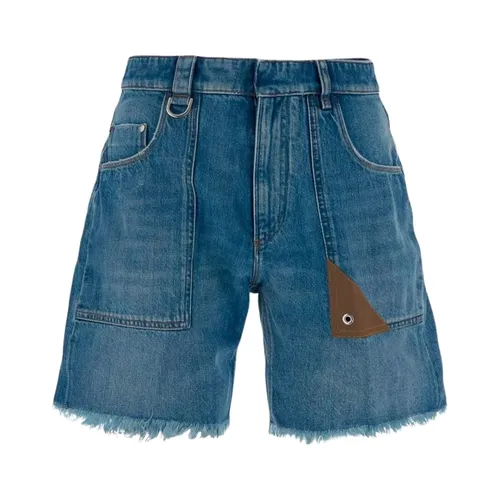 Denim Bermudas - Fendi - Modalova