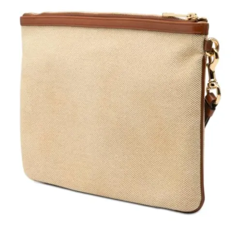 Pre-owned Canvas Clutch - Gucci Vintage - Modalova