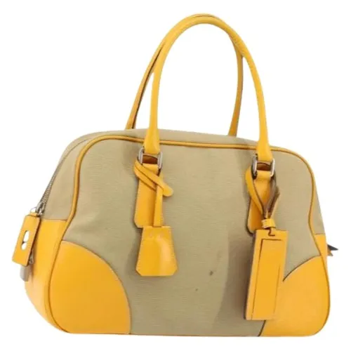 Pre-owned Canvas Handbag - Prada Vintage - Modalova