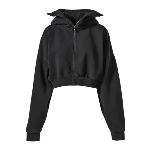 Black Washed Full Zip Jacket - Entire Studios - Modalova