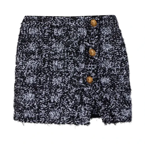 Falda con hilo de lurex - Balmain - Modalova