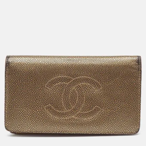 Pre-owned Leather wallets - Chanel Vintage - Modalova