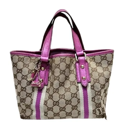 Pre-owned Canvas Handbag - Gucci Vintage - Modalova