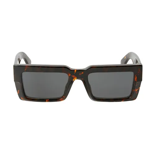 Rectangular Sunglasses - Off White - Modalova