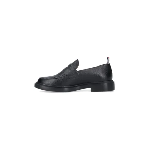Black Flat Loafers - Thom Browne - Modalova
