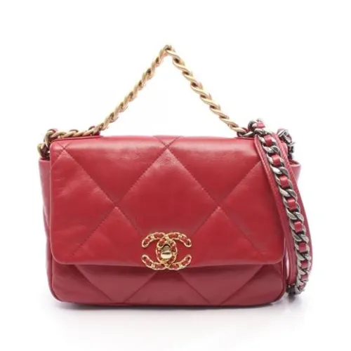 Pre-owned Leather Shoulder Bag - Chanel Vintage - Modalova