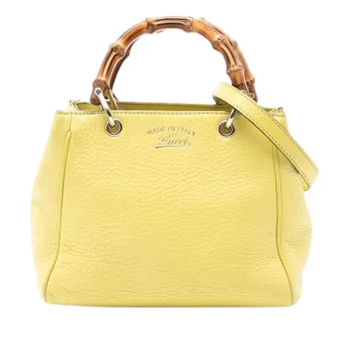 Pre-owned Leather Handbag - Gucci Vintage - Modalova