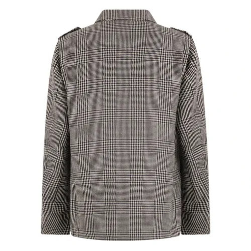 Elegant checked jacket with classic collar - Herno - Modalova