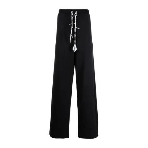 Black Ruby Cotton Track Pants - JordanLuca - Modalova