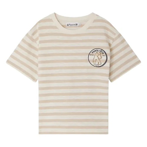 Striped Eidan T-Shirt in Beige - Bonpoint - Modalova