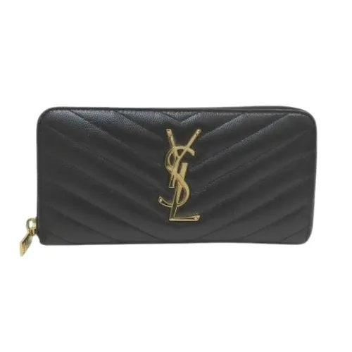 Pre-owned Leather Wallet - Yves Saint Laurent Vintage - Modalova