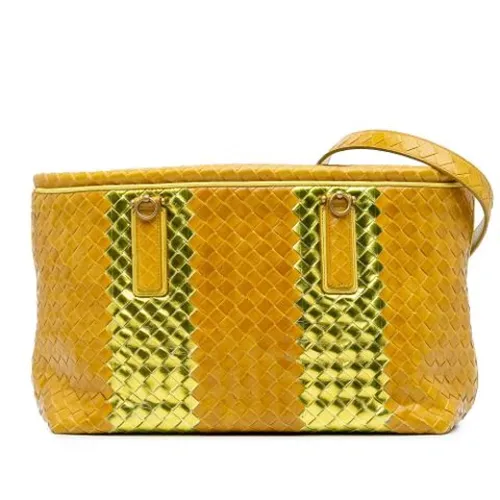 Pre-owned Leather Shoulder Bag - Bottega Veneta Vintage - Modalova