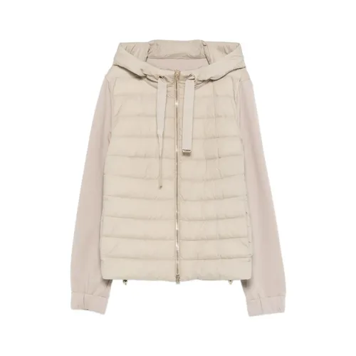 Hooded Quilted Jacket - Herno - Modalova